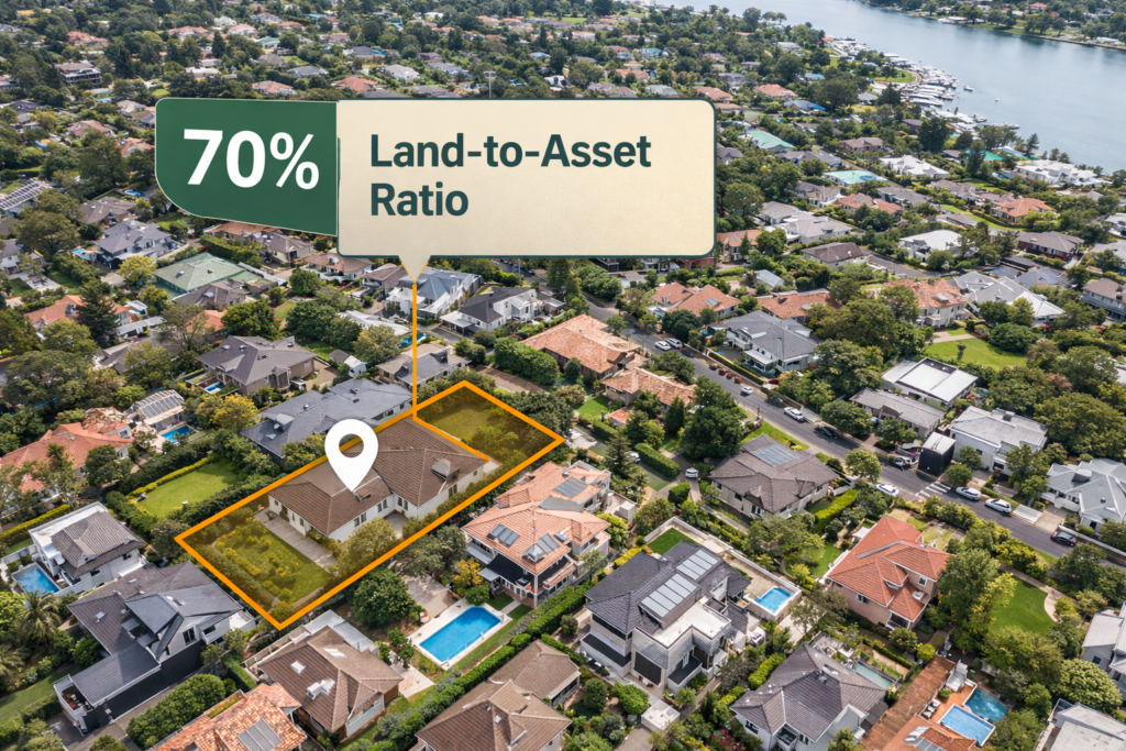 Land-to-asset-ratio
